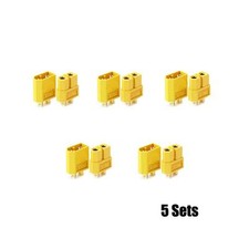 5 Pairs Male/Female XT60 Connector RC LiPO Battery Plugs