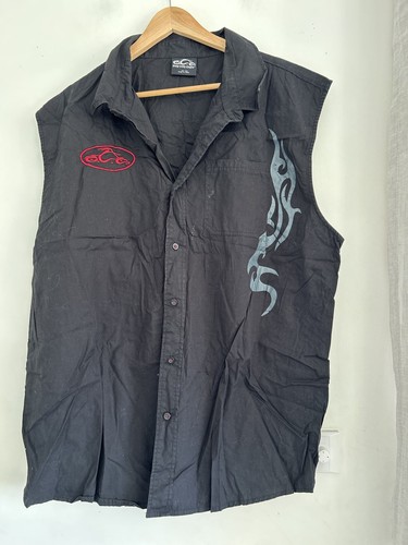 Vintage Orange County Choppers Shirt Adult 2XL Black XXL Sleeveless Tank Top - Picture 3 of 11