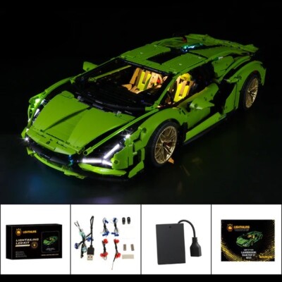 Lightailing LED Kit For Lego Set 42115 Lamborghini Sian FKP 37