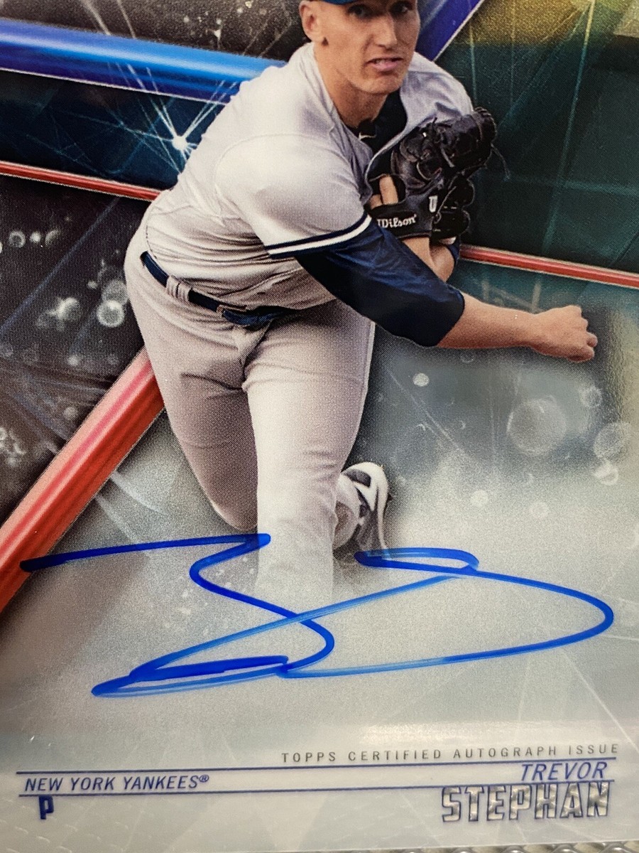 2018 Bowmans Best Autograph Trevor Stephan RC Auto YANKEES B18-TST