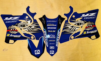 YZ125 YZ250 YAMAHA YOT Graphics Fits 2002-2021 Restyle Plastics Stock 2015-2021