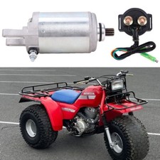 For Honda  ATC250ES Big Red ATC250SX 250 ATC250 1985 1986 Starter and Solenoid