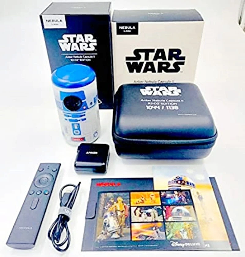Anker Nebula Capsule II R2-D2 Edition Projector w/ Travel Case Excellen+5  Japan
