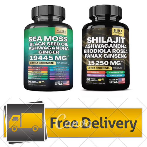 Dynamic Vitality Bundle - Sea Moss Multivitamin & Shilajit Power Combo