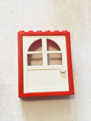 Lego 6235 Fabuland Red Door Frame x x with White Door