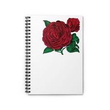 Roses Spiral Notebook - Ruled Line