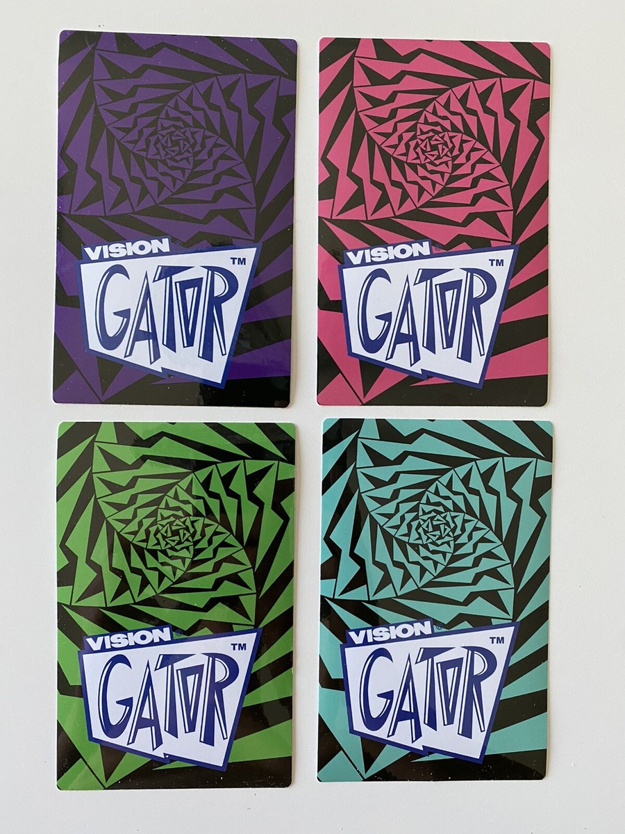 SKATEBOARD STICKER SET Vision GATOR BONES SKATEBOARD Sticker