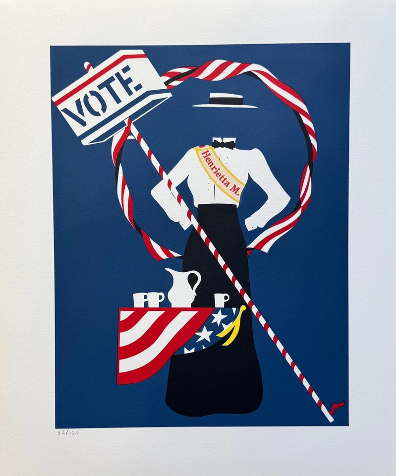 Robert Indiana HENRIETTA M. 1977 Edición Limitada Litografía Arte MADRE DE TODOS NOSOTROS Foto 4 de 4