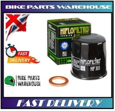 HIFLO OIL FILTER & SUMP WASHER FITS Yamaha FZ6 / FZ6 Fazer 2004 2005 2006