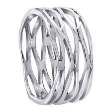 Braide Wave Wrap 925 Sterling Silver Ring
