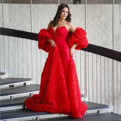 Sweetheart Ball Lace Bespoke Occasion Dresses Saudi Arabia Formal Evening  Gowns | eBay