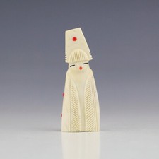 NATIVE AMERICAN ZUNI ANTLER MAIDEN FETISH BY GABE SICE