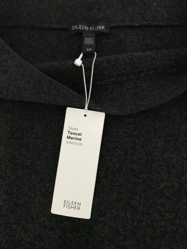 💫Tencel Merino Interlook Charcoal Skirt By Eileen Fisher - Picture 5 of 12