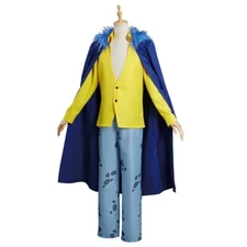 2026 Anime Trafalgar D. Water Law Cosplay Halloween Party Costume Coat Outfit