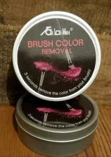 2 Pack Color Removal Cleaner Sponge, Quickly & Easily Clean Makeup Brushes - New
