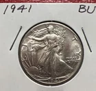 1941 50C Walking Liberty Half Dollar BU
