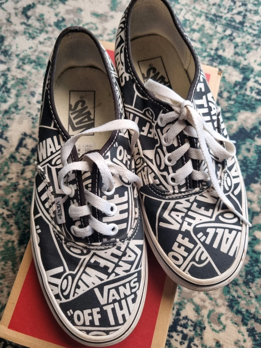 Black and white vans size 5 2025
