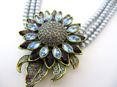 Heidi Daus Divine Miss Daisy Blue Purple Colorway RARE 2014