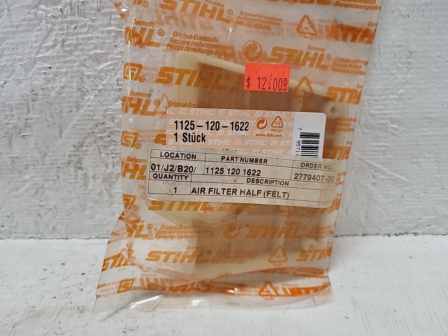 Jardiaffaires Air Filter Compatible With Stihl 034, 036 Replaces 1125