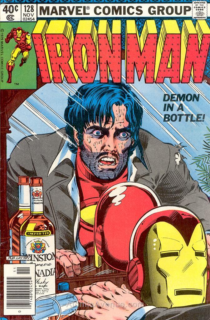 Iron Man (1st Series) #128 (Newsstand) VG; Marvel | low grade - Demon in a Bottl - Picture 1 of 1