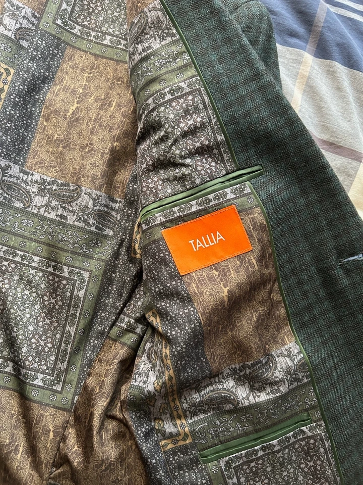 Blazer de lana verde Tallia 36 Foto 2 de 4