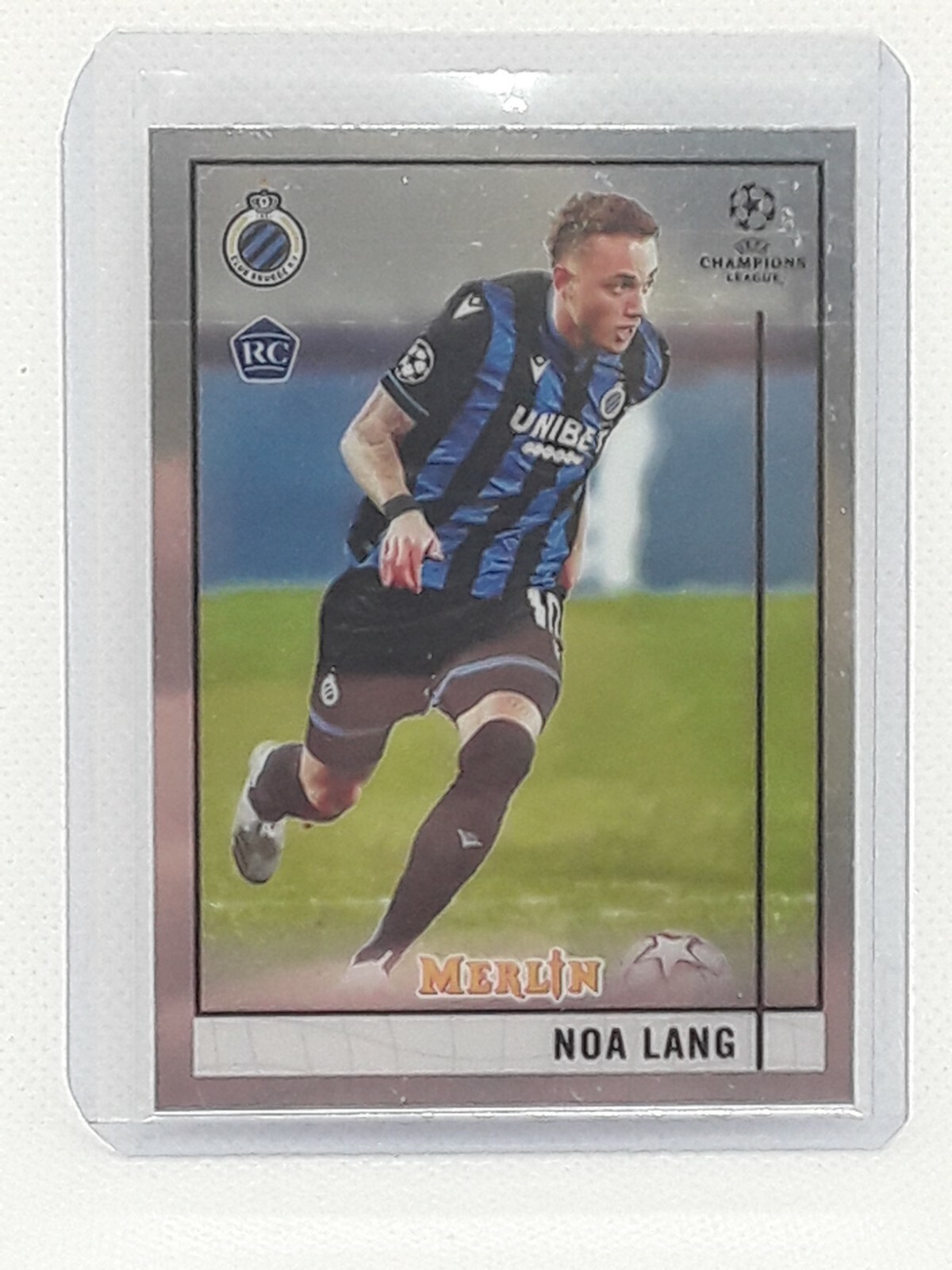 Charles de Ketelaere 2020-2021 Topps Merlin Chrome UCL Soccer #3 RC Club Brugge