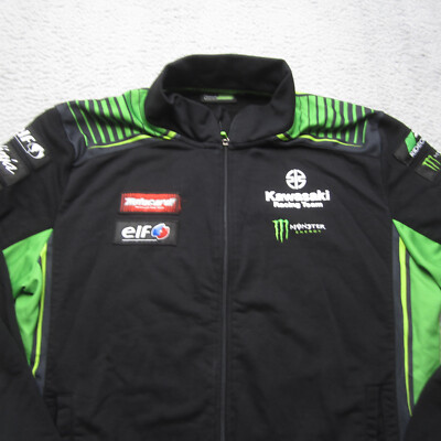 Kawasaki Racing Team Jacket Mens 3XL Black Monster Energy Ninja ZX