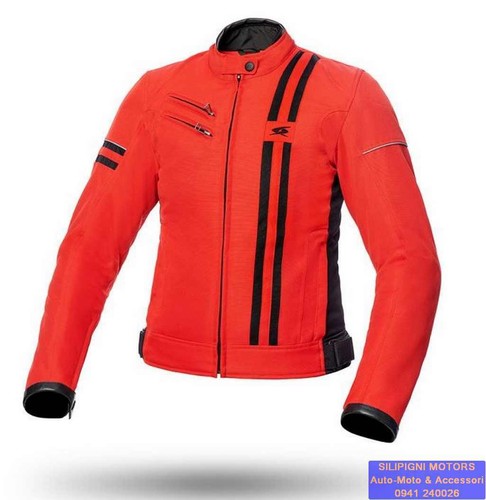 Giacca Donna Moto SPYKE RIDER SUMMER LADY GT Rosso/Nero Estiva-Mezza  Stagione | eBay