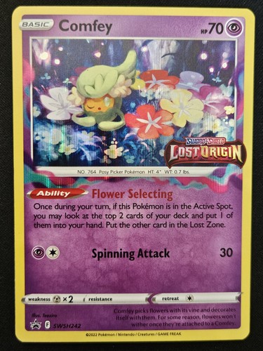 Pokémon TCG Lost Origin Comfey 079/196 Reverse Holo Rare NM