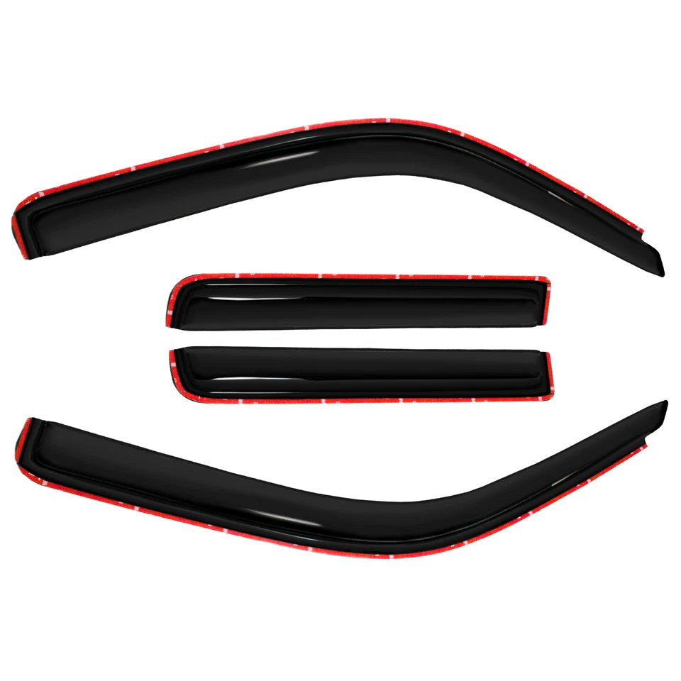 4pc In-Channel Rain Guard Window Visors fit Ford Explorer Moutaineer Vent Shade Foto 2 de 4