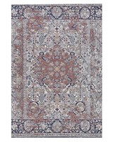 Orientalischer Teppich Kurzflor Rechteckig 140 X 200 Cm Mehrfarbig Korgan