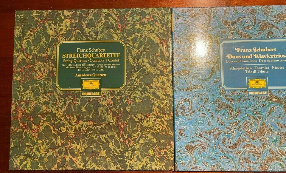 Lot of 3 Box Set Franz Schubert Duos & Piano Trios, String Quartets, Trout Quint - Image 3 of 4