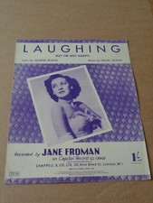 Jane Froman - Laughing (But I'm Not Happy) sheet music