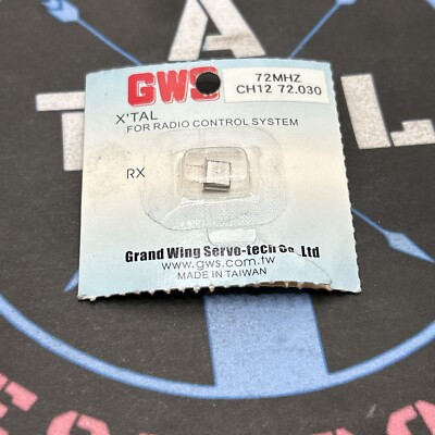 Grand Wing Servo. GWS. X'Tal / Micro Crystal. Channel 12 72.030