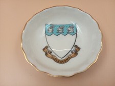 Goss Crested China - SEDLESCOMBE Crest - Round Crinkle Dish - Goss.