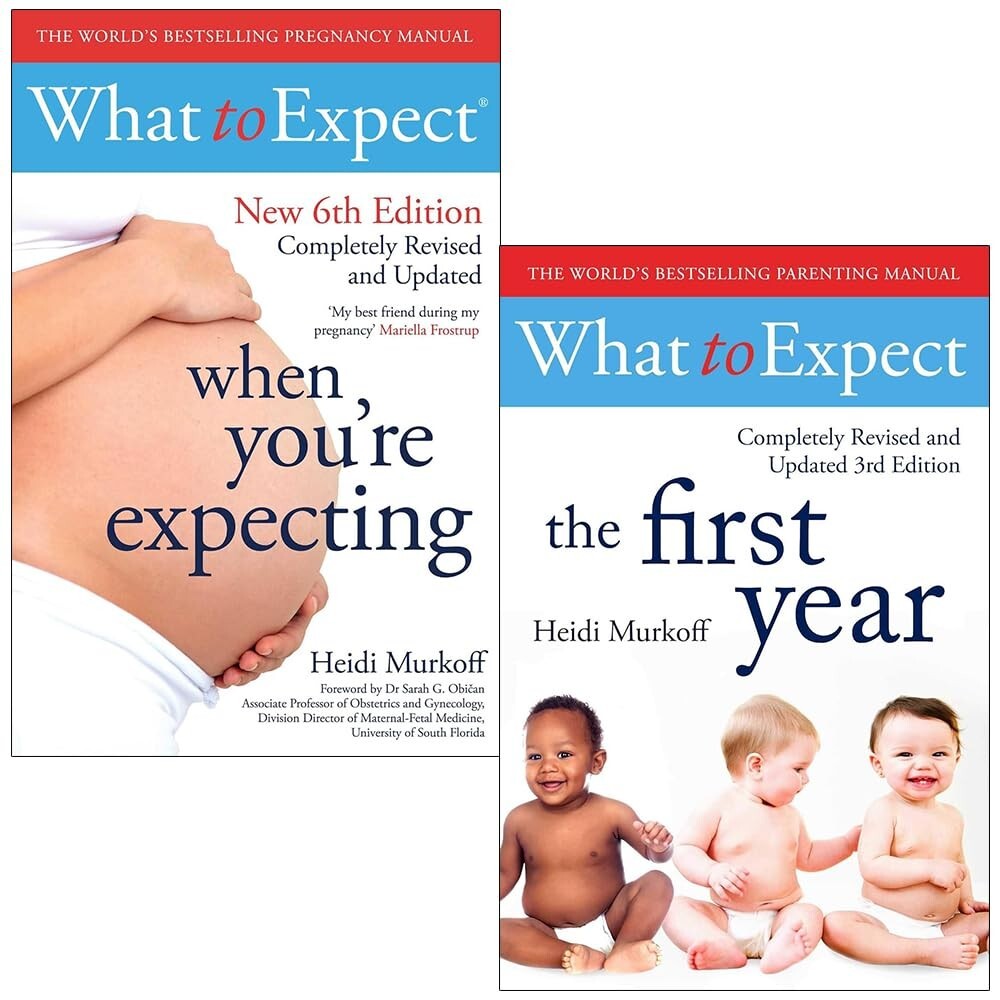 What to Expect 2 Books Collection Pack Set By Heidi Murkoff What to Expect NEW