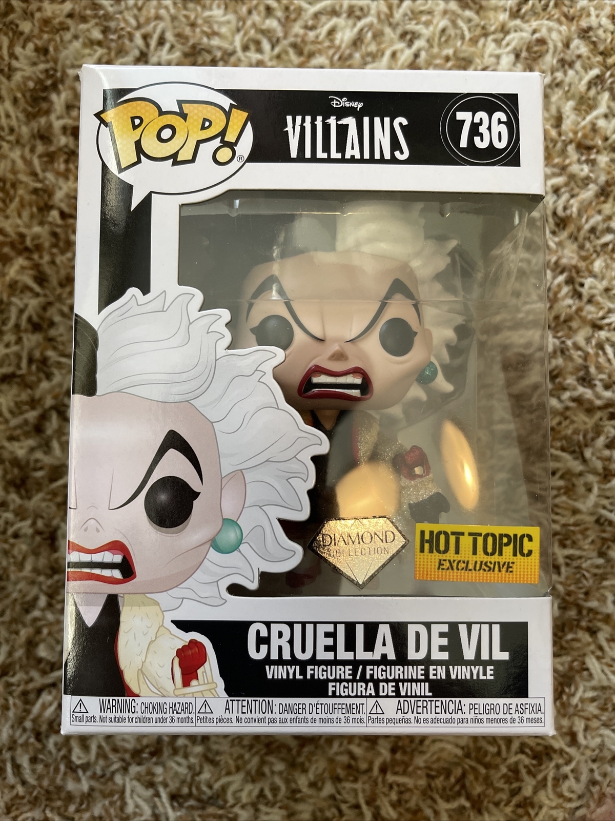 Funko Pop Cruella De Vil Diamond 