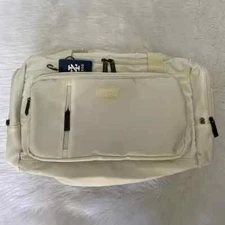 NWT-Izod Cream Duffel Bag with Structured Design