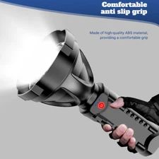 1000000 Lumens Super Bright LED Tactical Flashlight Rechargeable LED Work Light