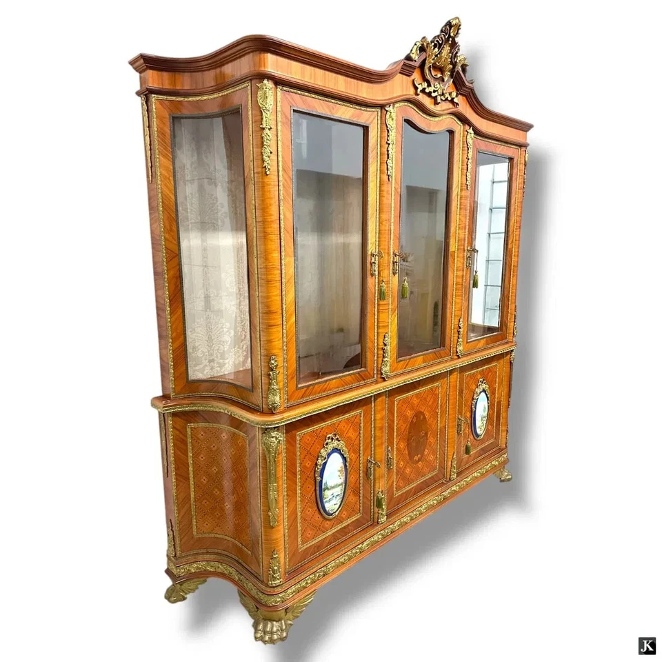 Vitrina estilo antiguo italiano bronce estilo francés Foto 4 de 4