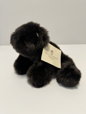 Pottery Barn Andrew Bear Espresso Brown Teddy Plush Stuffed Animal Tag Like NEW