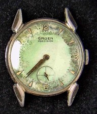 Gruen Precision Men's Manual-Wind Cal. 415 Vintage Watch -- Spares/Repairs
