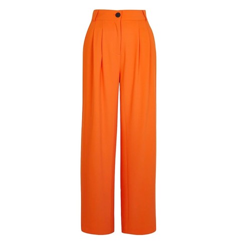 River Island Orange Wide Leg Trousers 
