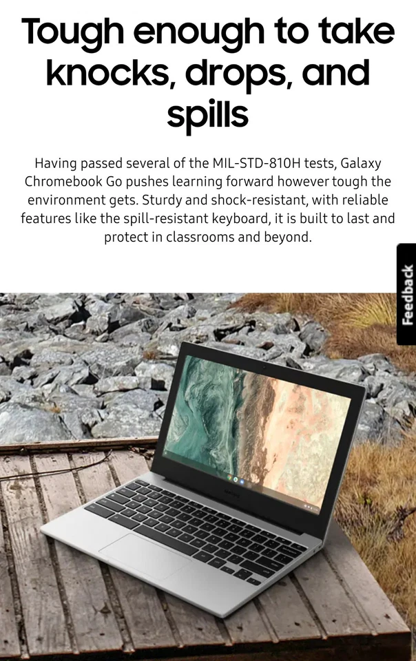 Samsung Galaxy Chromebook Go - 11.6in - Intel Celeron Silver NEW & SEALED - Image 3 of 4