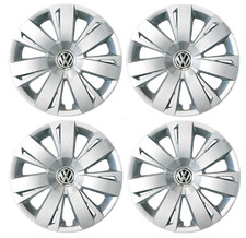 New Genuine Oem Vw Set 4 Hubcaps Passat Tiguan Beetle 12-19 Cover Fits 16wheel