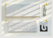 LOFREE Flow Lite 84 Keys Low Profile Mechanical Keyboard - White