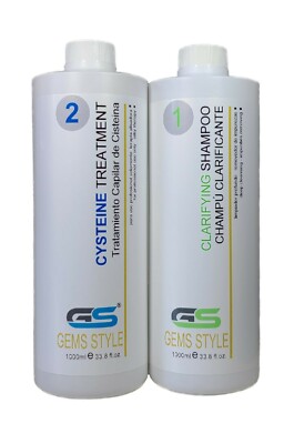 GS Gems Style Cysteine Hair Treatment  - For All hair type 34oz / 1000ml