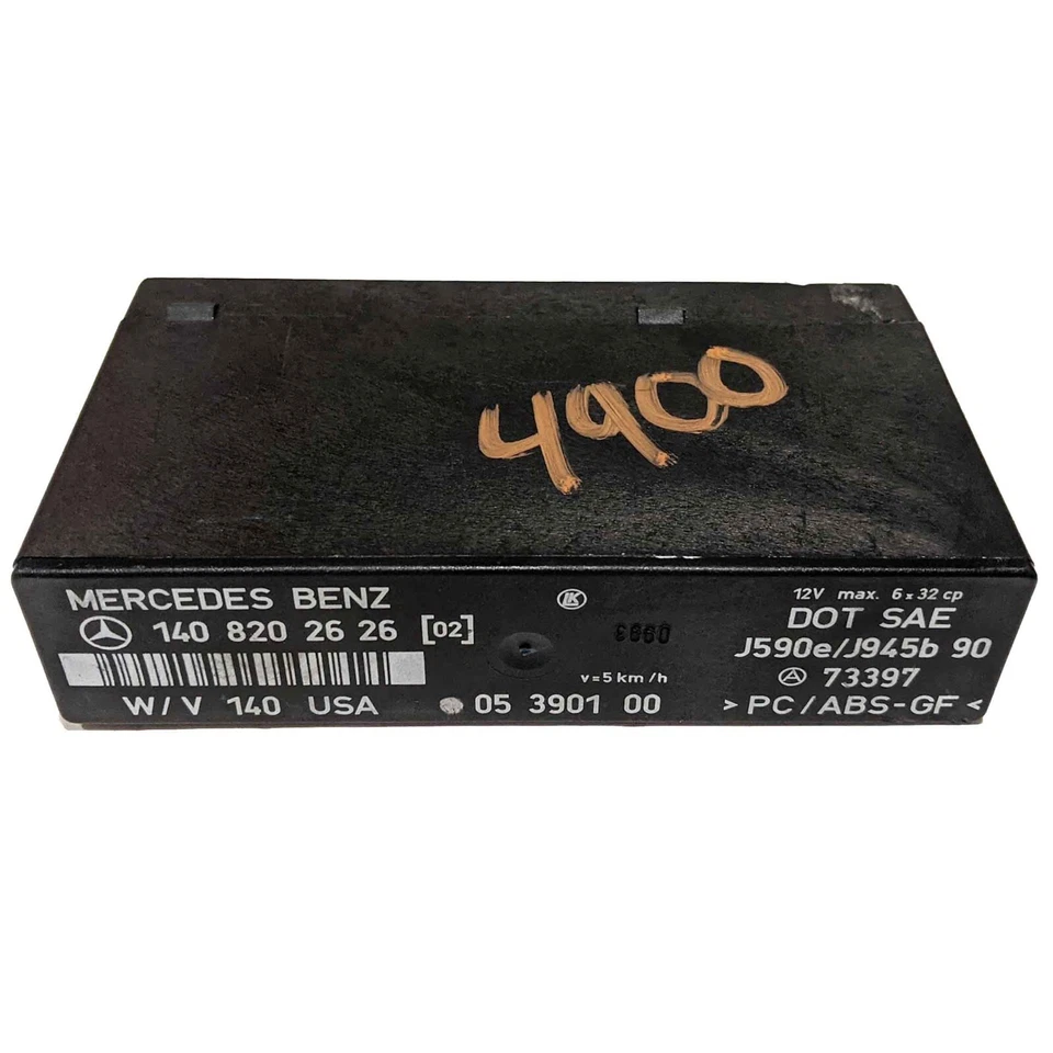 OEM Hazard Blinker Control Module Mercedes-Benz W140 S Class 1992-95 1408202626 - Image 3 of 4