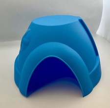 Blue Medium Plastic House Igloo Hideout for Small Pets Guinea Pig Rat Small Cage
