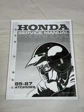 Printed Service Shop Repair Manual 1985-1987 Honda ATC250ES Big Red ATC250 ES